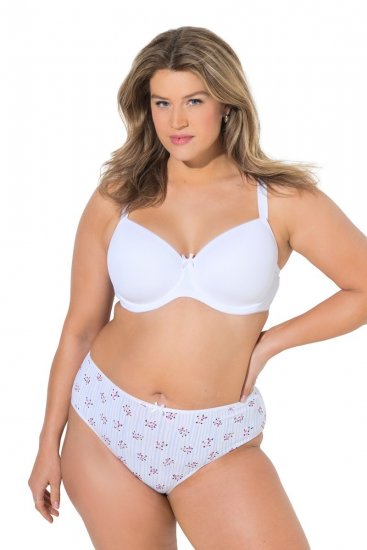 Ulla Popken 849098 Bragas de flores pack de 5 Azul claro - Bragas - 