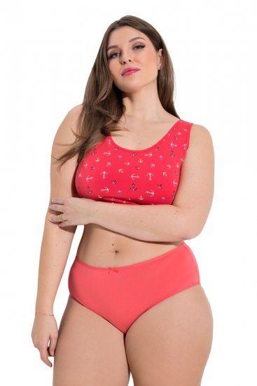 Ulla Popken 849140 Bragas de flores pack de 5 Blanco roto - Bragas - 