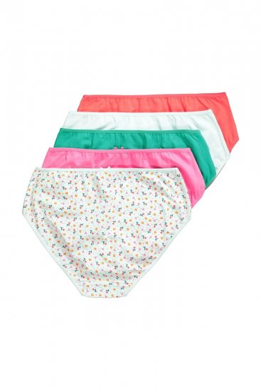 Ulla Popken 849140 Bragas de flores pack de 5 Blanco roto - Bragas - 