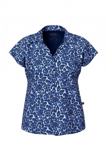 Ulla Popken 849144 Pijama con estampado animal Azul marino - Pijamas/ropa de estar en casa - 