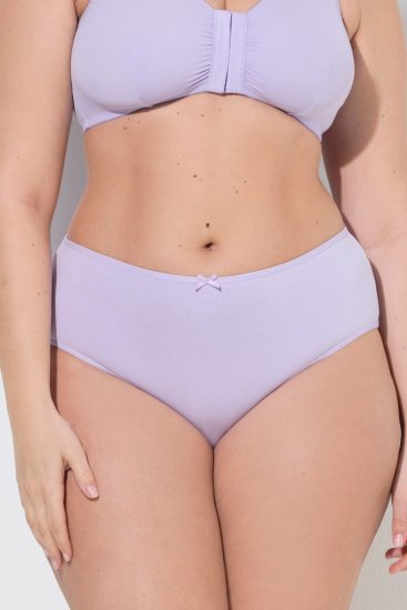 Ulla Popken 849202 Bragas con estampado pack de 6 Gris - Bragas - 