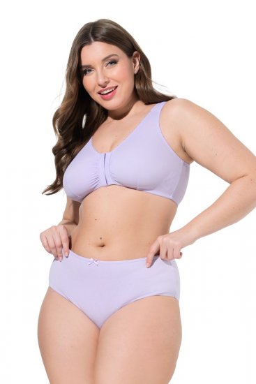 Ulla Popken 849202 Bragas con estampado pack de 6 Gris - Bragas - 