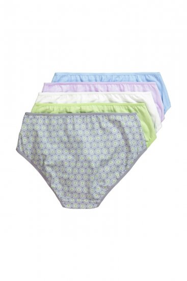 Ulla Popken 849202 Bragas con estampado pack de 6 Gris - Bragas - 