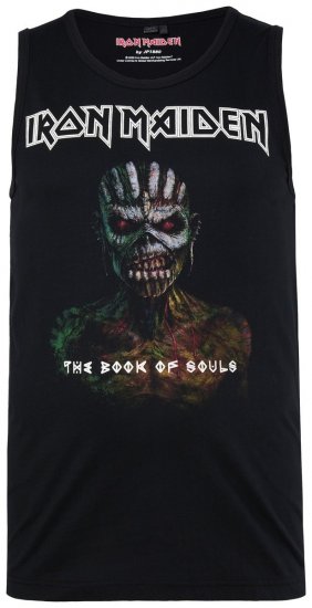 JP1880 849285 Iron Maiden The Book of Souls Camiseta de tirantes Negro - Camisetas de bandas - Camisetas de bandas de música