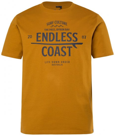 Men+ 448 Camiseta Endless Coast Avellana claro - Camisetas - Camisetas - 2XL-14XL