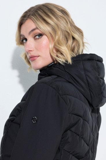 Ulla Popken 849472 Chaqueta acolchada Negro - Chaquetas - Chaquetas para mujer en tallas grandes