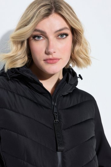 Ulla Popken 849472 Chaqueta acolchada Negro - Chaquetas - Chaquetas para mujer en tallas grandes