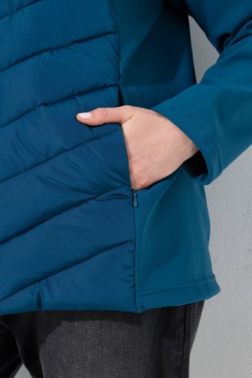 Ulla Popken 849472 Chaqueta acolchada Petróleo - Chaquetas - Chaquetas para mujer en tallas grandes