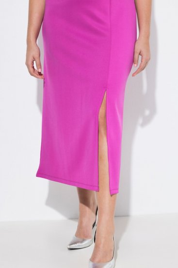 Ulla Popken 849508 Vestido de noche Lila - Vestidos de noche - Vestidos de fiesta de gran talla