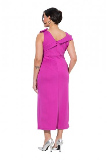 Ulla Popken 849508 Vestido de noche Lila - Vestidos de noche - Vestidos de fiesta de gran talla