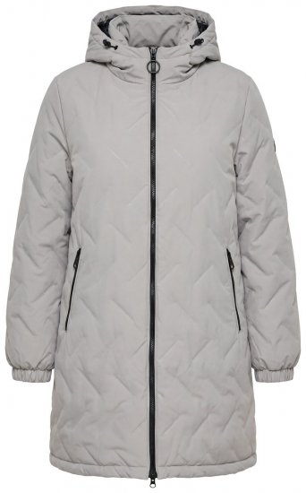 Ulla Popken 849552 Abrigo acolchado Gris - Abrigos - Abrigos de talla grande