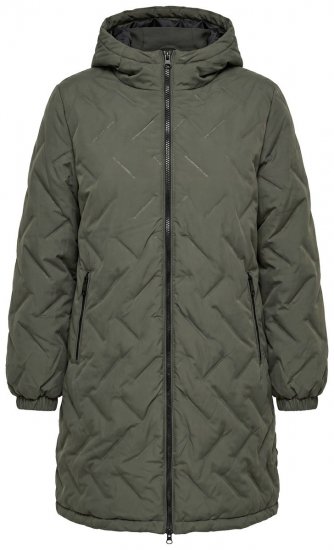 Ulla Popken 849552 Abrigo acolchado Verde oliva - Abrigos - Abrigos de talla grande