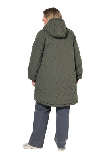 Ulla Popken 849552 Abrigo acolchado Verde oliva - Abrigos - Abrigos de talla grande