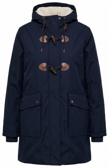 Ulla Popken 849619 Chaqueta HYPRAR impermeable con forro de borreguito Azul marino - Chaquetas - Chaquetas para mujer en tallas grandes