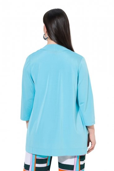 Ulla Popken 849620 Chaqueta Azul - Chaquetas - Chaquetas para mujer en tallas grandes