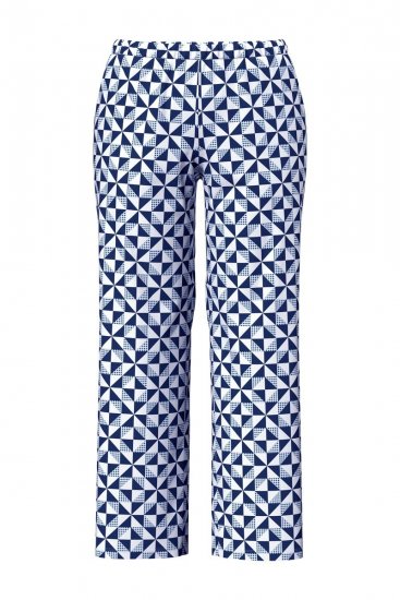 Ulla Popken 849850 Pijama de cuadros Azul claro - Pijamas/ropa de estar en casa - 