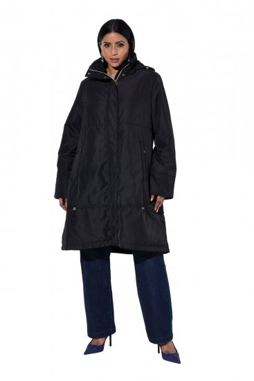 Ulla Popken 849908 Chaqueta impermeable Azul marino - Chaquetas - Chaquetas para mujer en tallas grandes