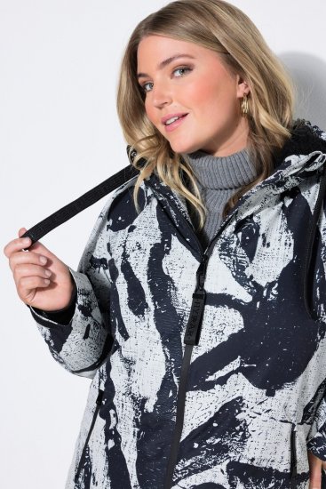 Ulla Popken 849984 Abrigo técnico Gris - Abrigos - Abrigos de talla grande