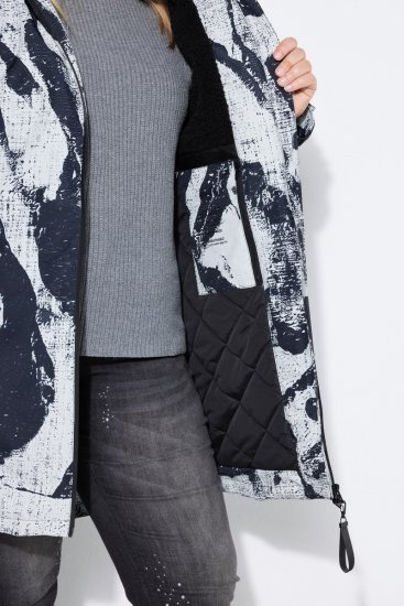 Ulla Popken 849984 Abrigo técnico Gris - Abrigos - Abrigos de talla grande