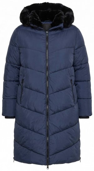 Ulla Popken 850041 Abrigo acolchado Azul marino - Abrigos - Abrigos de talla grande