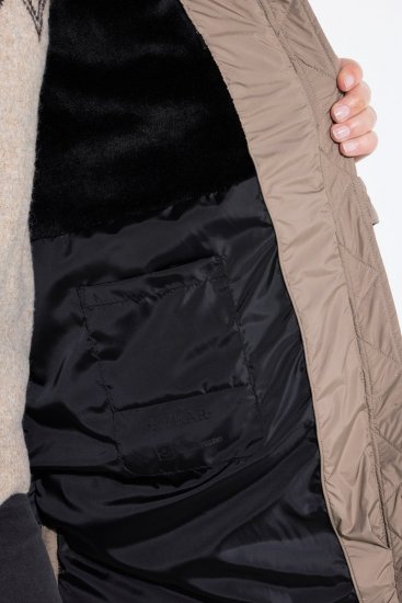 Ulla Popken 850041 Abrigo acolchado Topo - Abrigos - Abrigos de talla grande