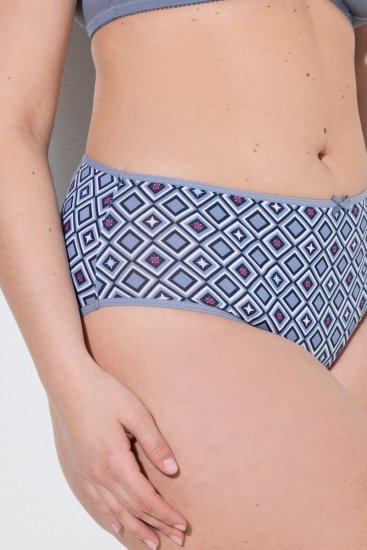 Ulla Popken 850077 Bragas con estampado pack de 5 Azul claro - Bragas - 