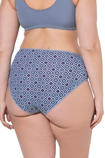 Ulla Popken 850077 Bragas con estampado pack de 5 Azul claro - Bragas - 