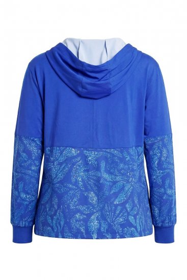 Ulla Popken 850339 Chaqueta técnica Azul real - Chaquetas - Chaquetas para mujer en tallas grandes