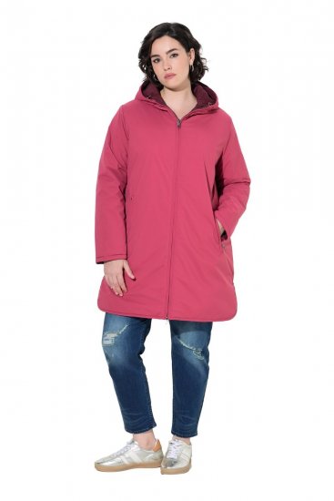 Ulla Popken 850361 Chaqueta técnica reversible HYPRAR Rosa claro - Chaquetas - Chaquetas para mujer en tallas grandes