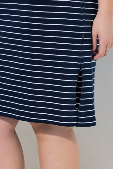 Ulla Popken 850401 Camisón de flores Azul marino - Camisones - 