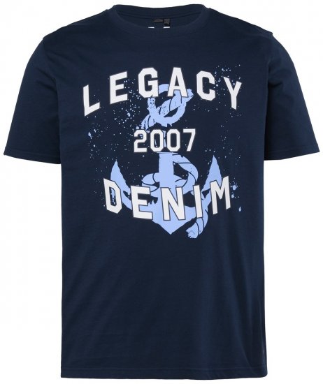 Men+ 440 Camiseta Legacy Denim Azul marino - Camisetas - Camisetas - 2XL-14XL