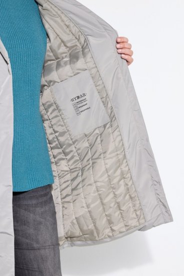 Ulla Popken 850774 Abrigo técnico Gris - Abrigos - Abrigos de talla grande