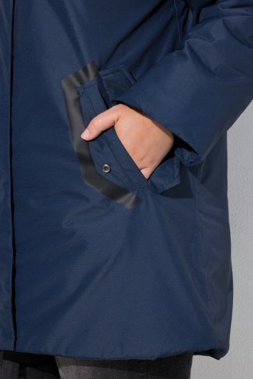 Ulla Popken 850794 Abrigo técnico Azul marino - Abrigos - Abrigos de talla grande