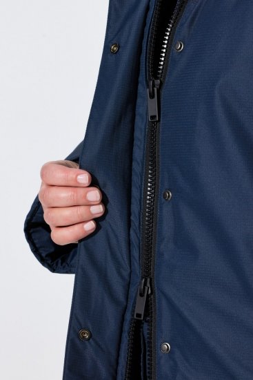 Ulla Popken 850794 Abrigo técnico Azul marino - Abrigos - Abrigos de talla grande