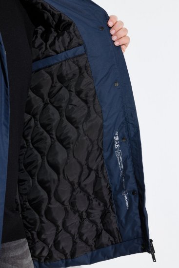 Ulla Popken 850794 Abrigo técnico Azul marino - Abrigos - Abrigos de talla grande