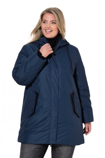 Ulla Popken 850794 Abrigo técnico Azul marino - Abrigos - Abrigos de talla grande