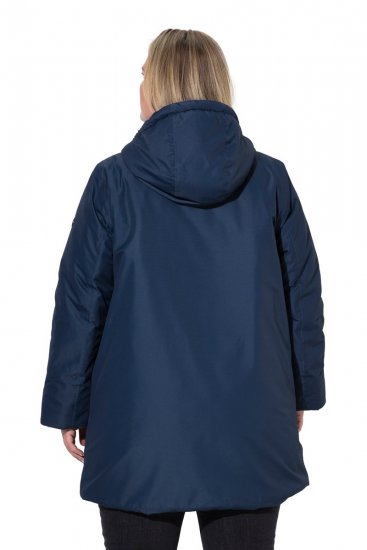 Ulla Popken 850794 Abrigo técnico Azul marino - Abrigos - Abrigos de talla grande