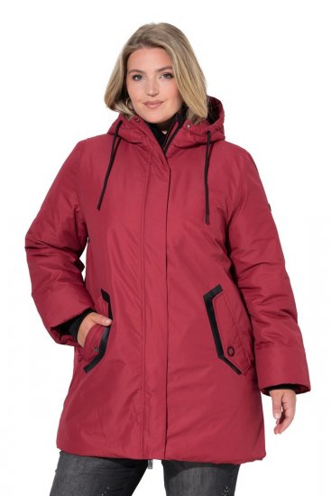 Ulla Popken 850794 Abrigo técnico Rojo - Abrigos - Abrigos de talla grande