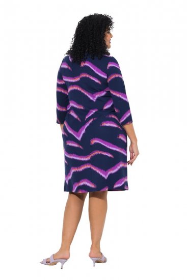 Ulla Popken 850920 Vestido de jersey Azul marino - Vestidos - Vestidos para todas las tallas