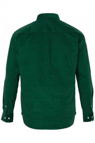 JP1880 850921 Camisa de pana de manga larga Verde bosque TALL - TALL camisas - Camisas TALL para hombre alto