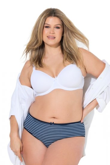 Ulla Popken 850966 Bragas de rayas pack de 5 Azul marino - Bragas - 
