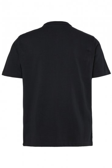 JP1880 851002 Camiseta con estampado en el pecho Negro TALL - TALL camisas - Camisetas para hombres altos