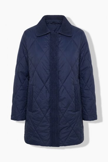 Ulla Popken 851123 Chaqueta acolchada Azul marino - Chaquetas - Chaquetas para mujer en tallas grandes