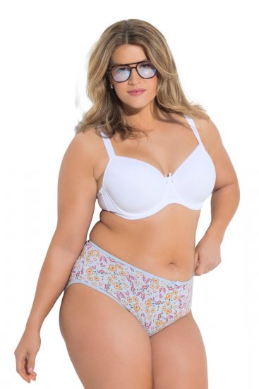 Ulla Popken 851140 Bragas de flores pack de 5 Rosa - Bragas - 