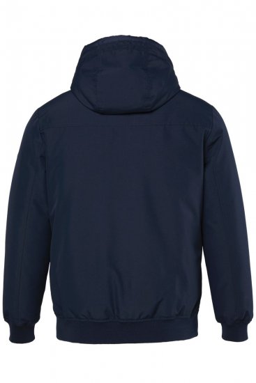 JP1880 851320 Chaqueta con capucha y forro cálido Azul marino - Chaquetas - Chaquetas Tallas Grandes 2XL-8XL