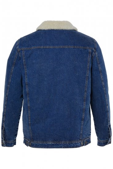 JP1880 851363 Chaqueta vaquera con forro de borreguillo Azul denim TALL - TALL chaquetas - Chaquetas TALL para hombre alto