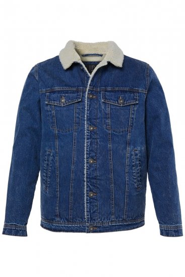 JP1880 851363 Chaqueta vaquera con forro de borreguito Azul denim - Chaquetas - Chaquetas Tallas Grandes 2XL-8XL