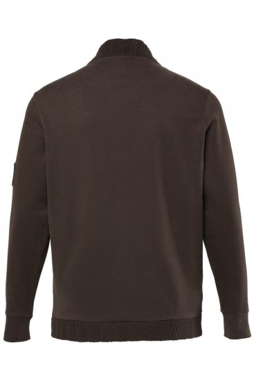 JP1880 851387 Chaqueta de chándal con cremallera Avellana TALL - TALL sudaderas - Sudaderas TALL para hombre alto