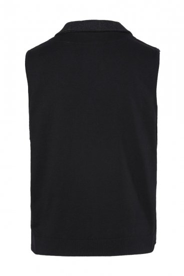 JP1880 851395 Chaleco de tweed a cuadros elástico Negro - Trajes - Trajes 2XL-8XL