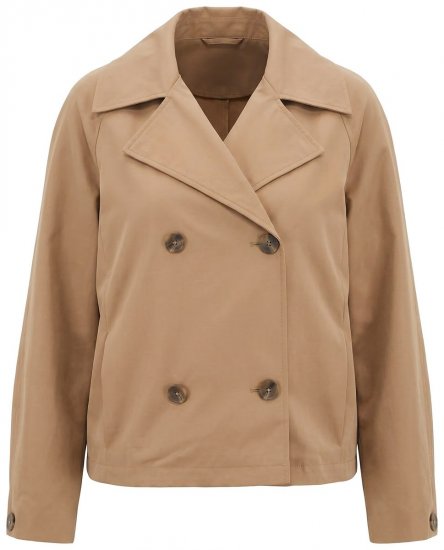 Ulla Popken 851435 Gabardina Marrón - Abrigos - Abrigos de talla grande